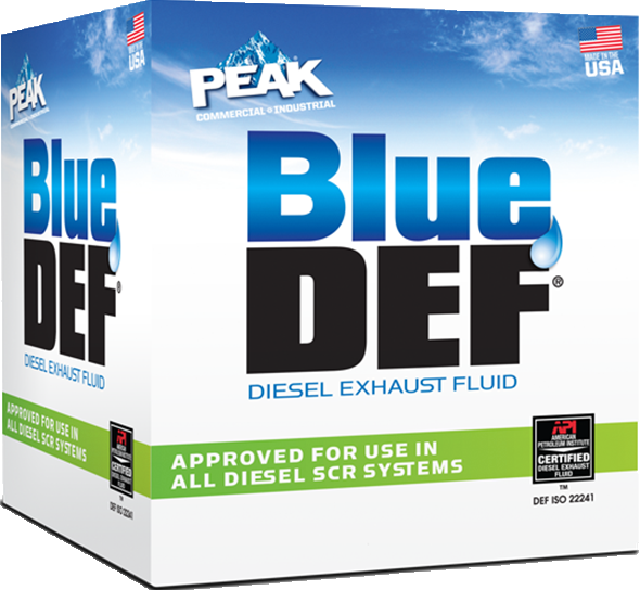 BlueDEF 2.5 gallon container